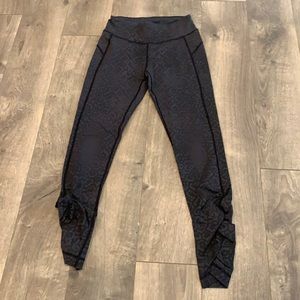 Black and Grey Workout Leggings